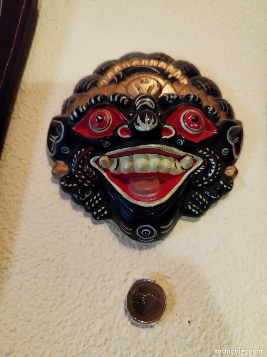 Arte: M&aacute;scara del demonio Rakshasa - Foto 1