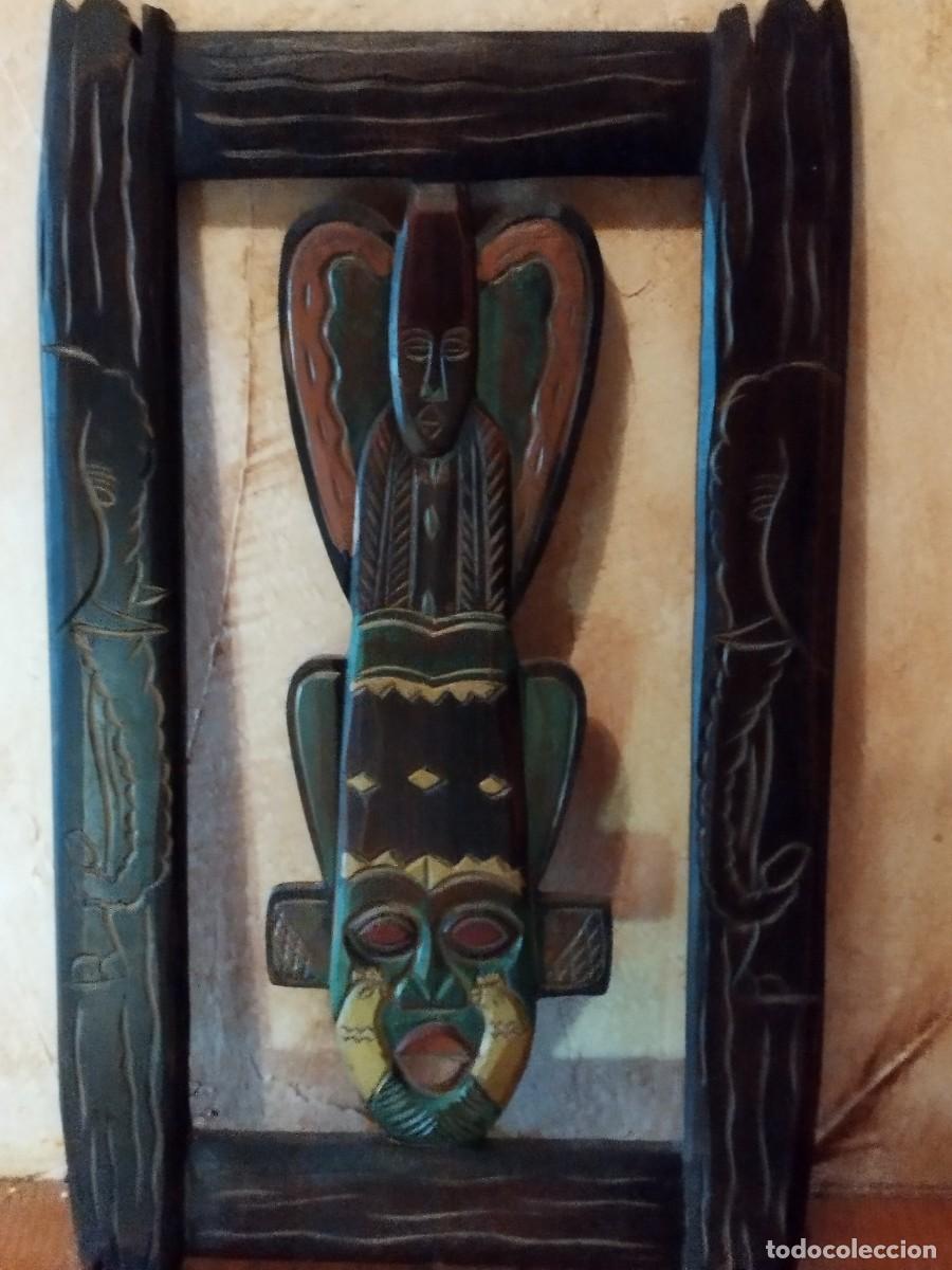Arte: Talla de madera de Totem africano - Foto 1