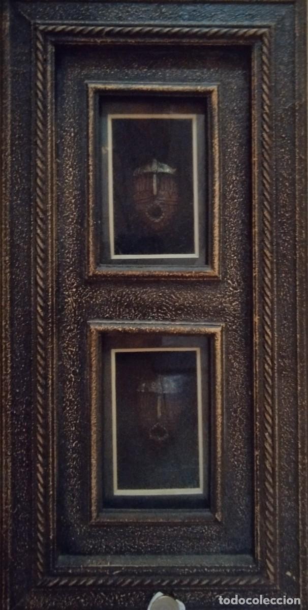 Arte: M&aacute;scaras enmarcadas en cuadro - Foto 1
