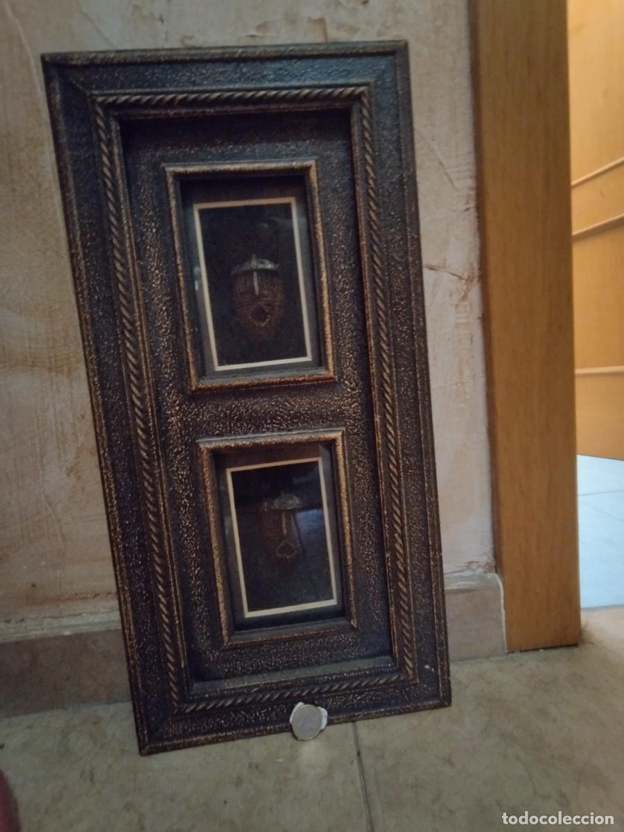 Arte: M&aacute;scaras enmarcadas en cuadro - Foto 2