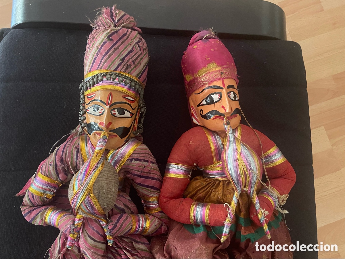 Arte: Pareja de t&iacute;teres hind&uacute;s - Foto 2