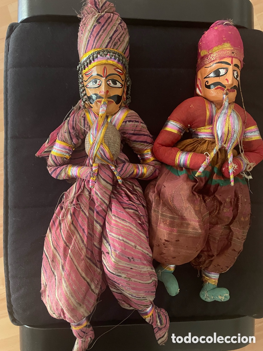 Arte: Pareja de t&iacute;teres hind&uacute;s - Foto 3