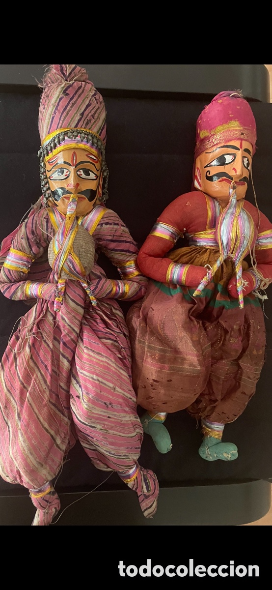 Arte: Pareja de t&iacute;teres hind&uacute;s - Foto 1