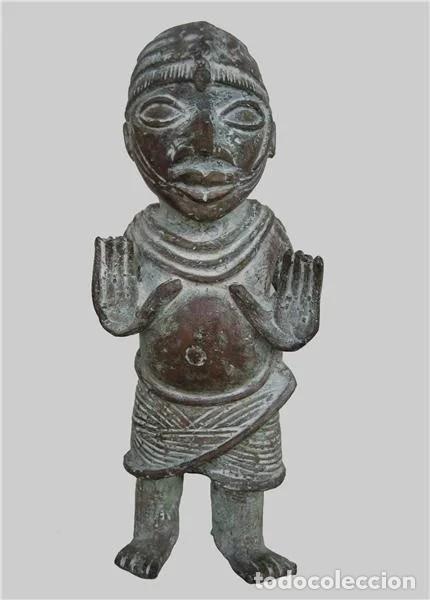Arte: FIGURA AFRICANA BRONCE - Foto 1