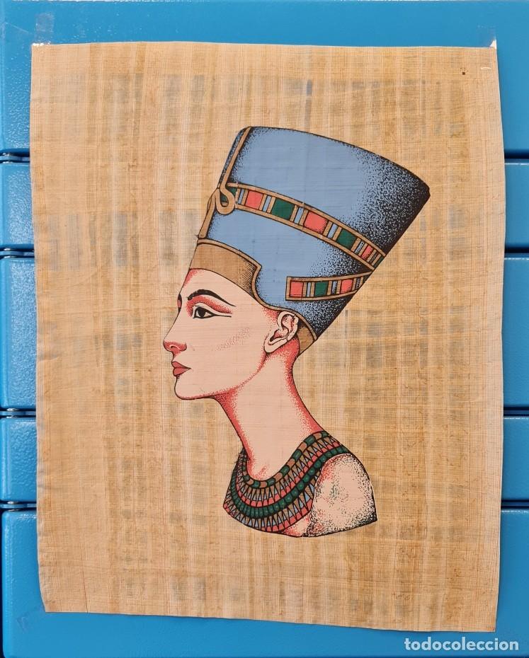 Arte: Papiro reina Nefertiti - Foto 1