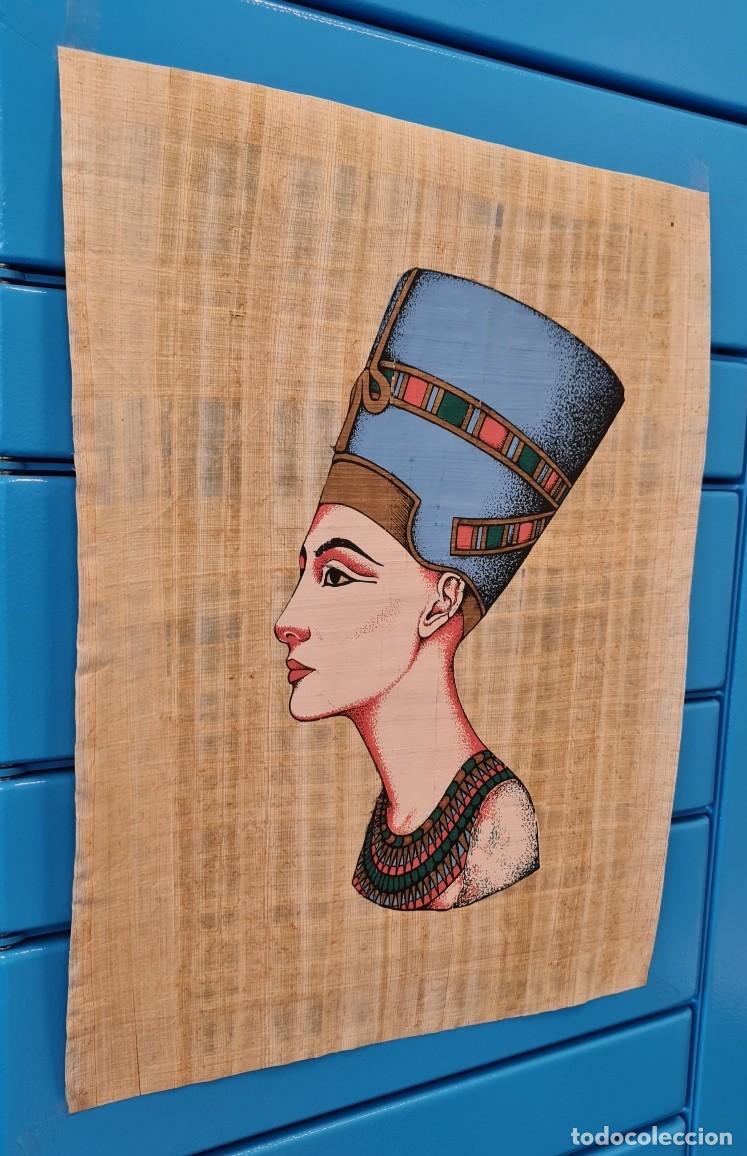 Arte: Papiro reina Nefertiti - Foto 2
