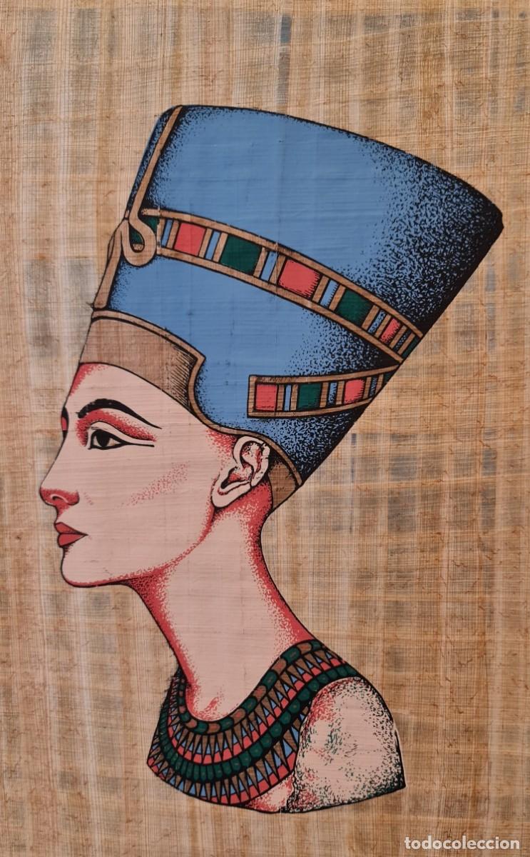 Arte: Papiro reina Nefertiti - Foto 3