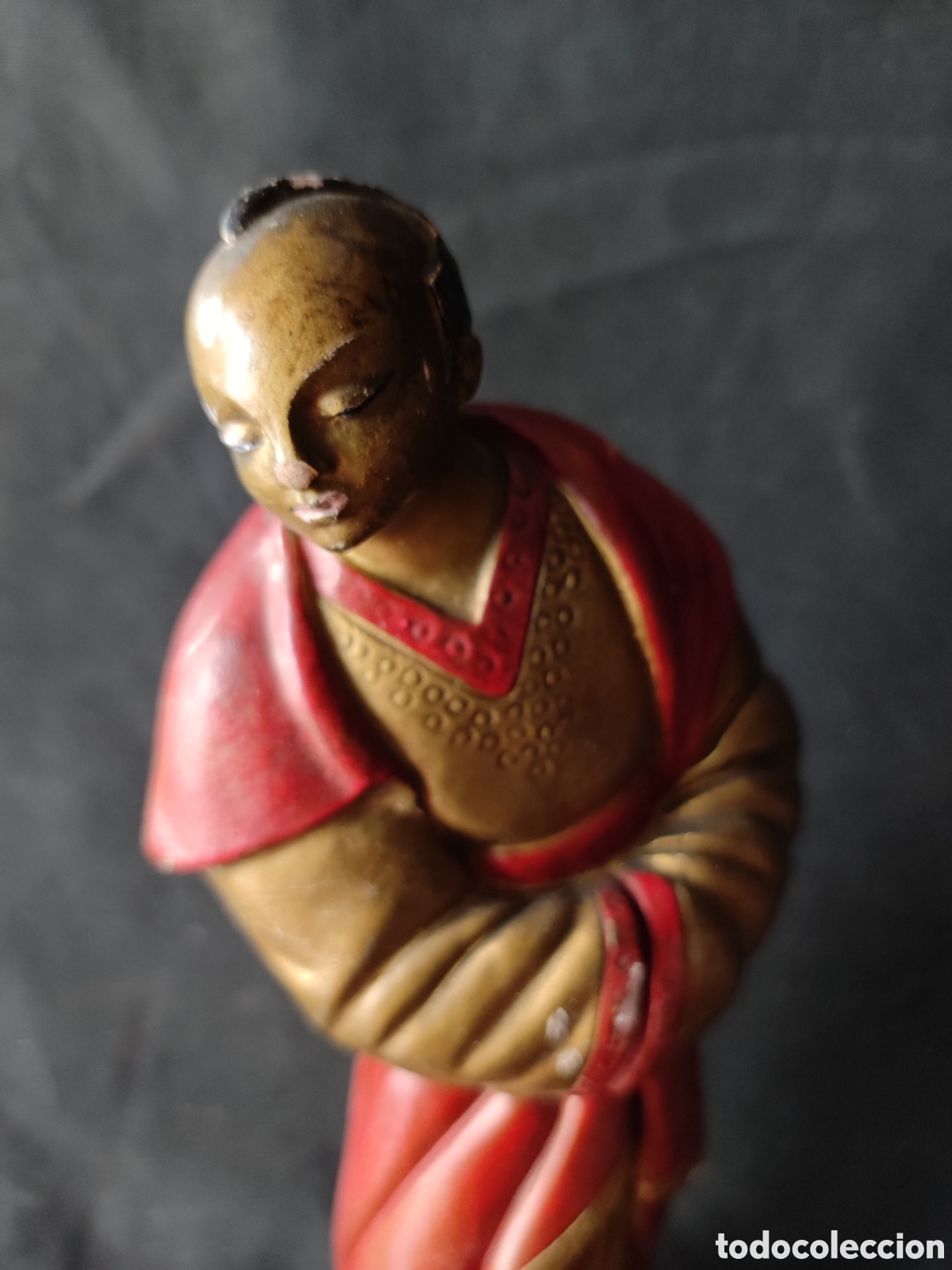 Arte: Figura china pintada a mano - Foto 2