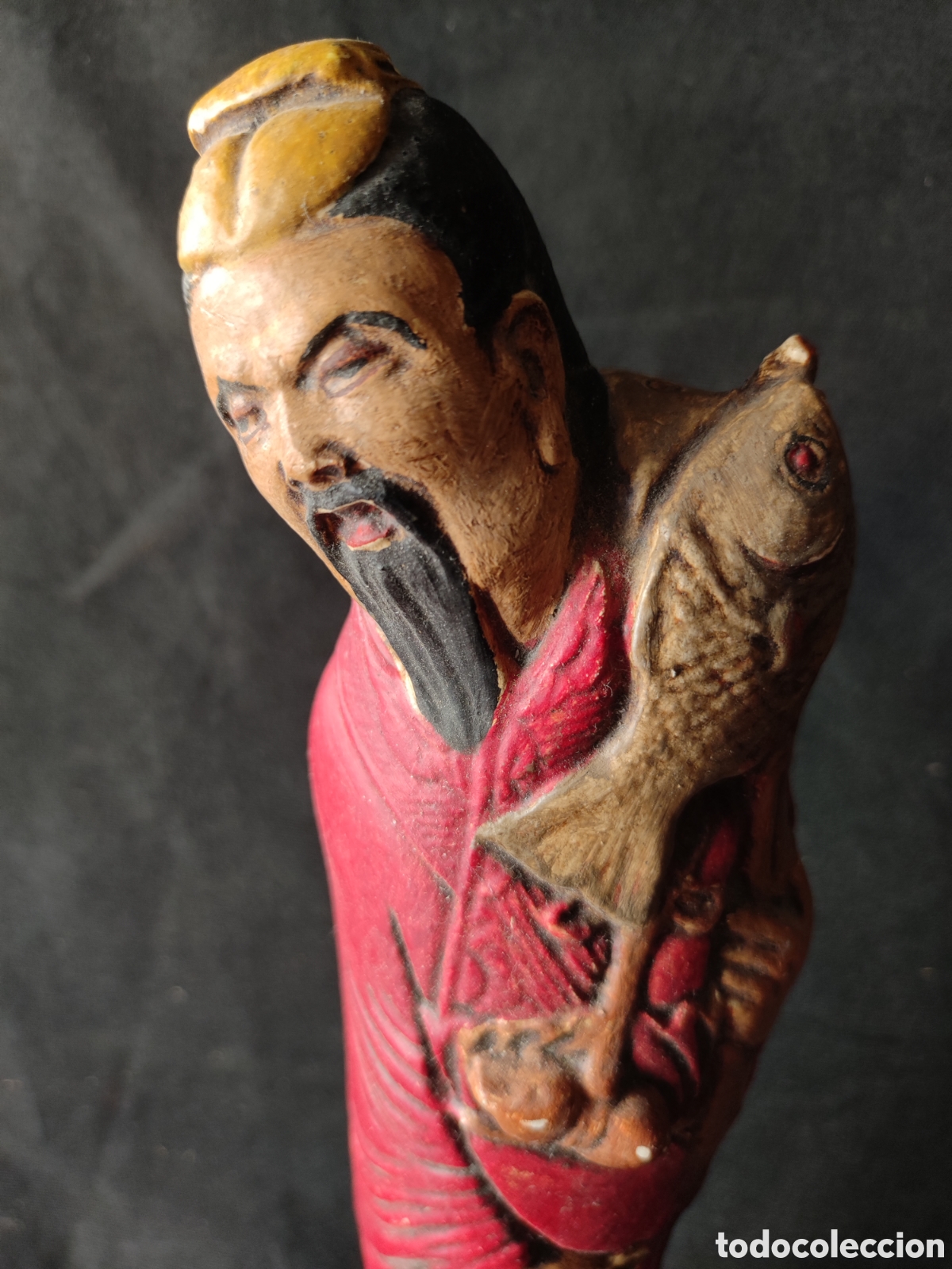 Arte: Figura china pintada a mano - Foto 2