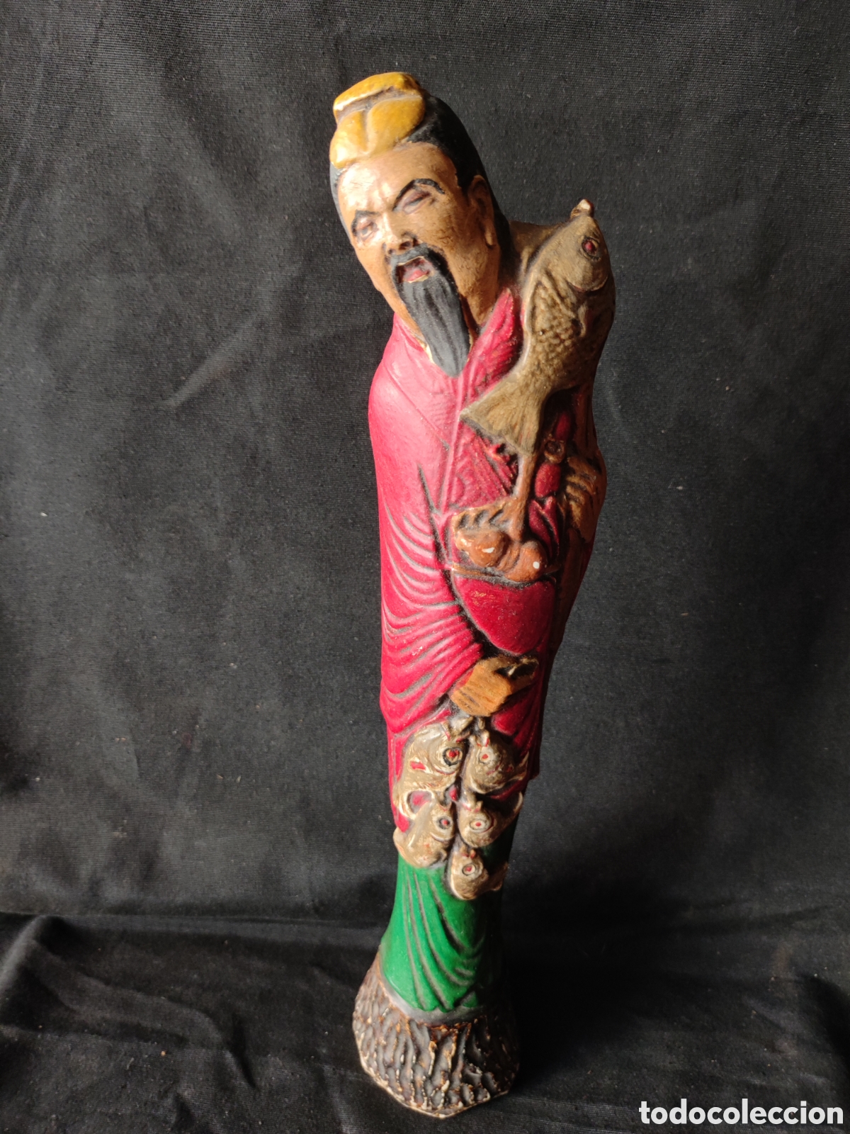 Arte: Figura china pintada a mano - Foto 1