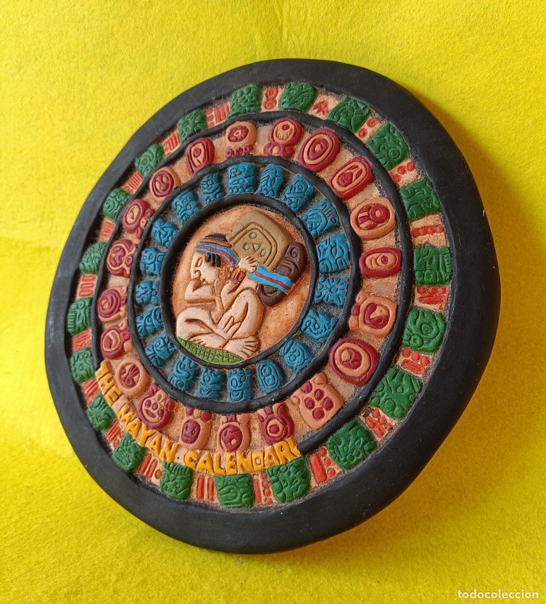 Arte: PLATO CER&Aacute;MICO MAYA (MEXICO) - Foto 1