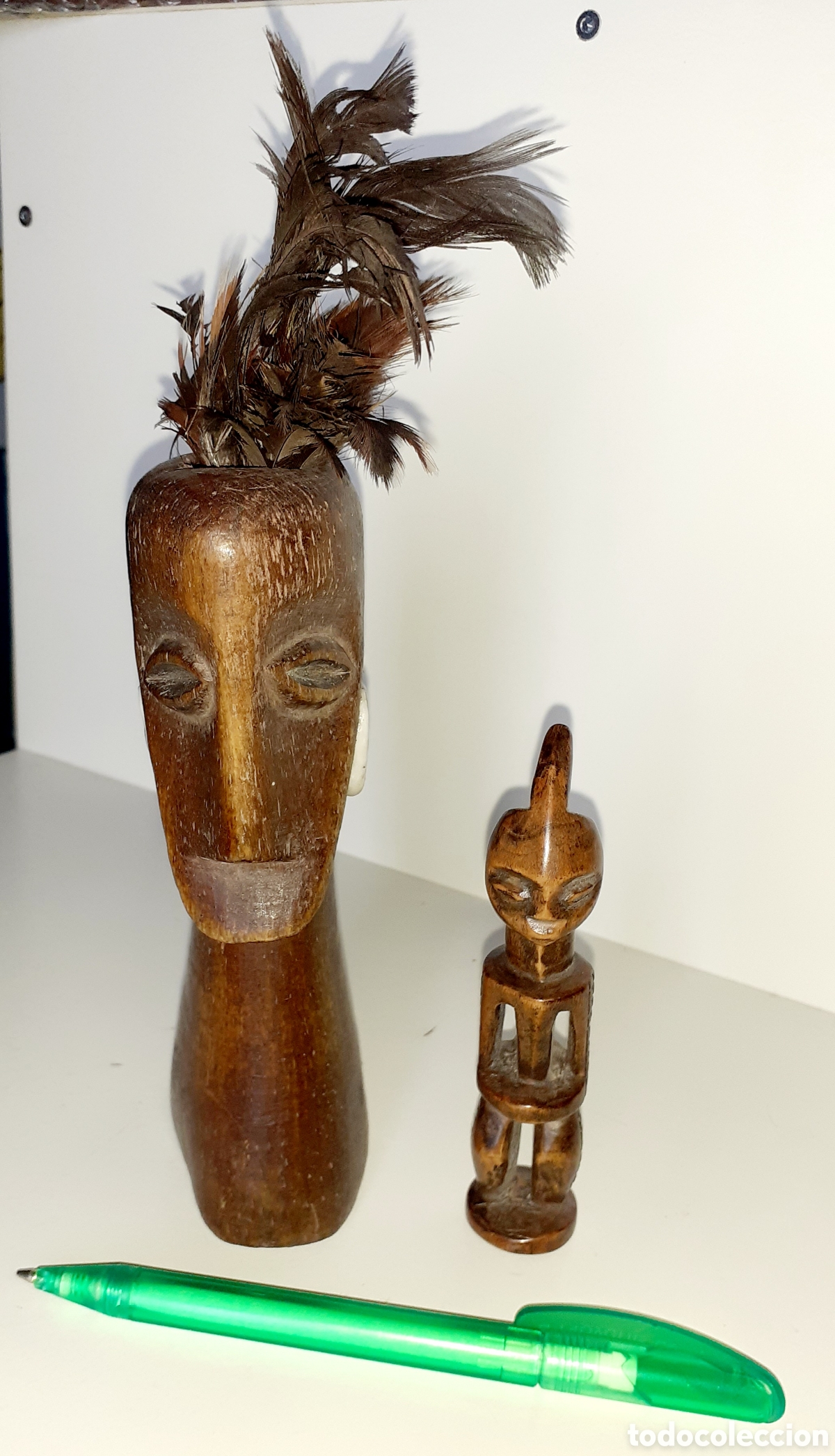 Arte: Un par de figuras Africanas en madera - Foto 3