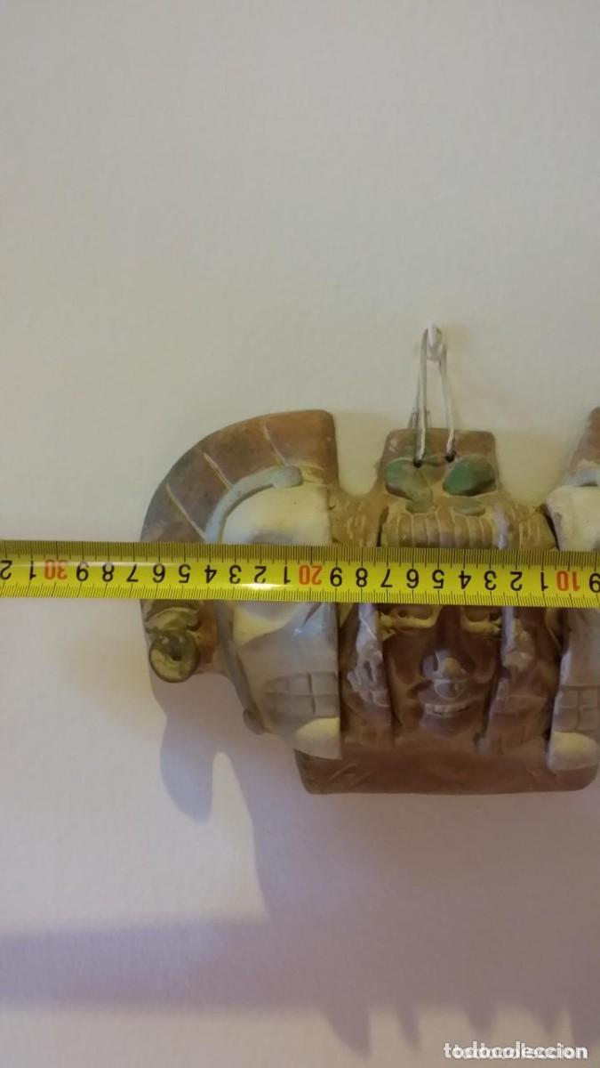 Arte: M&aacute;scara azteca, magn&iacute;fica - Foto 4