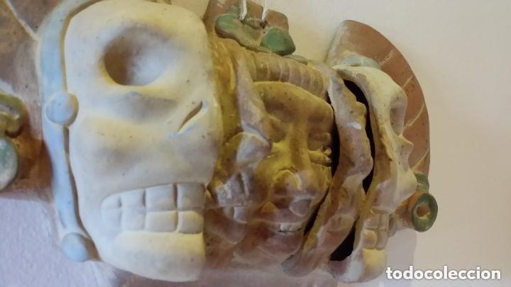 Arte: M&aacute;scara azteca, magn&iacute;fica - Foto 5