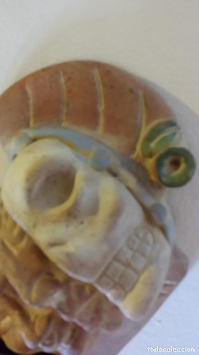 Arte: M&aacute;scara azteca, magn&iacute;fica - Foto 6