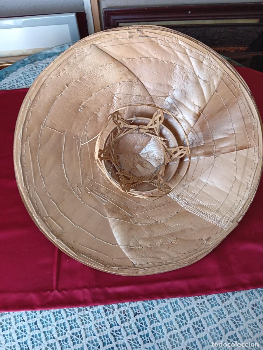 Arte: Sombrero hecho de bamb&uacute; cocido y pintado - Foto 2