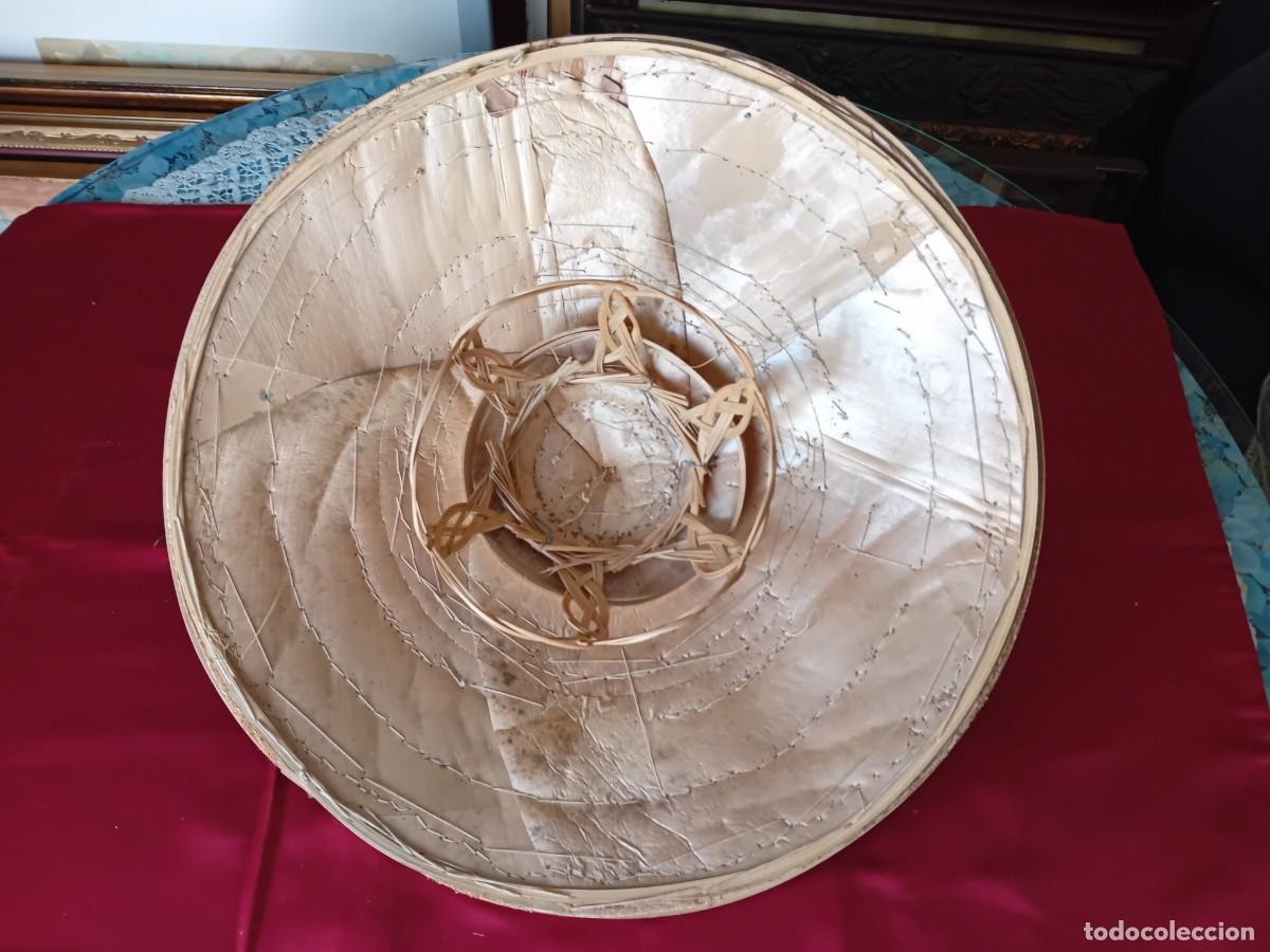 Arte: Sombrero hecho de bamb&uacute; cocido y pintado - Foto 2