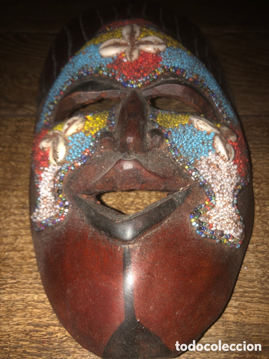 Arte: M&aacute;scara madera africana - Foto 2