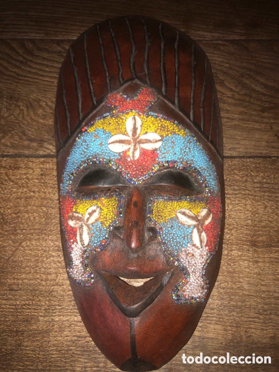 Arte: M&aacute;scara madera africana - Foto 1