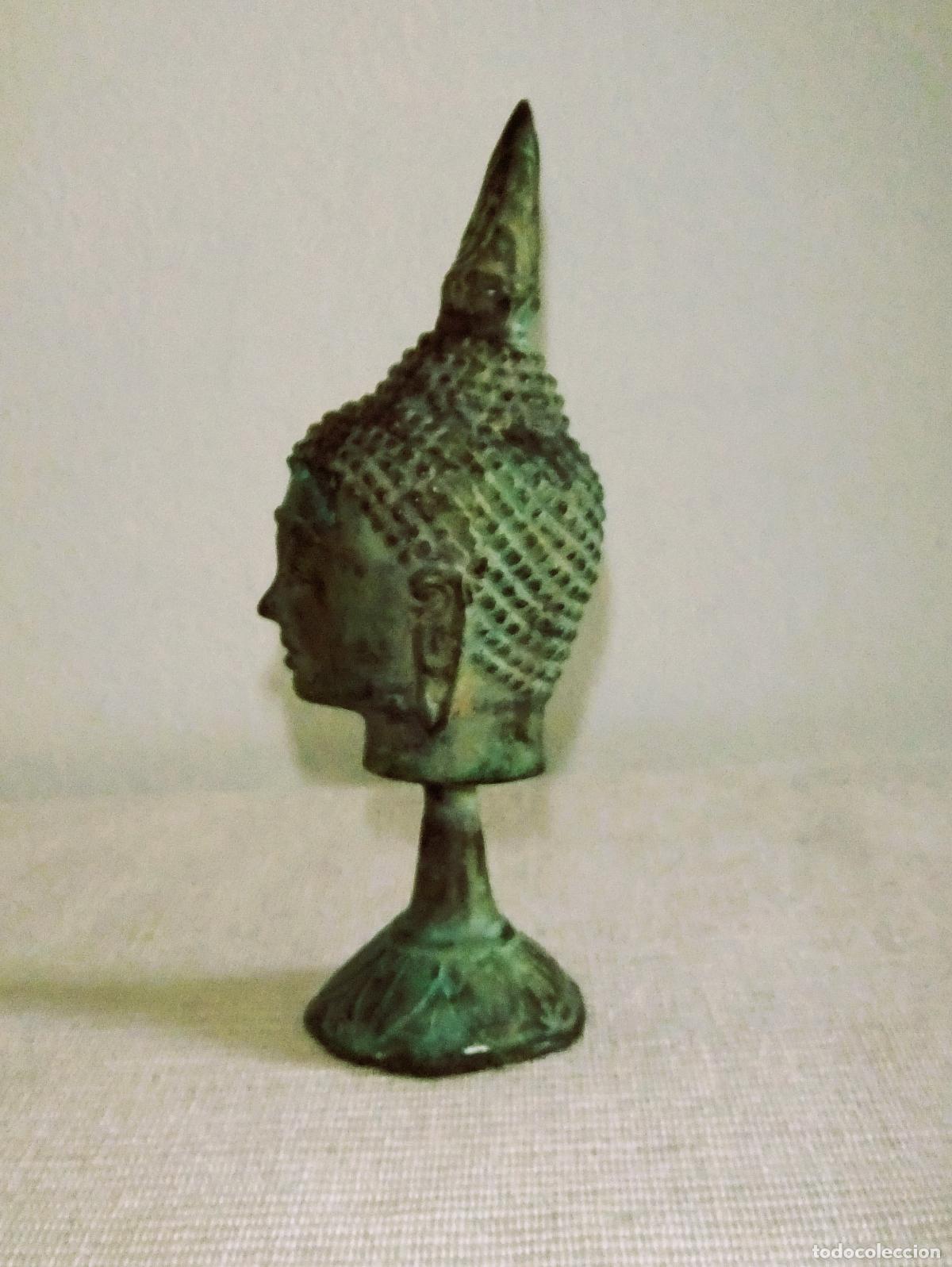 Arte: CABEZA DE BUDA ESTILO THAI ANTIGUO - Foto 2