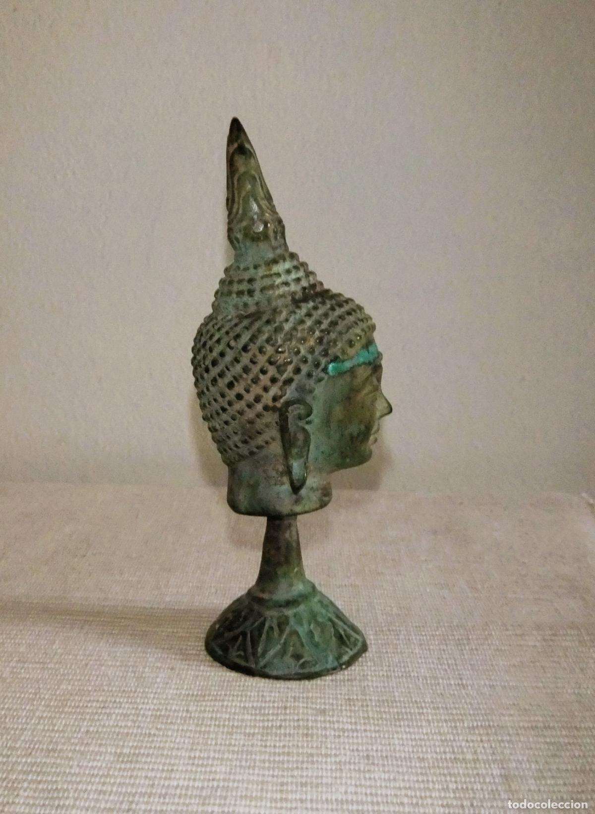 Arte: CABEZA DE BUDA ESTILO THAI ANTIGUO - Foto 4
