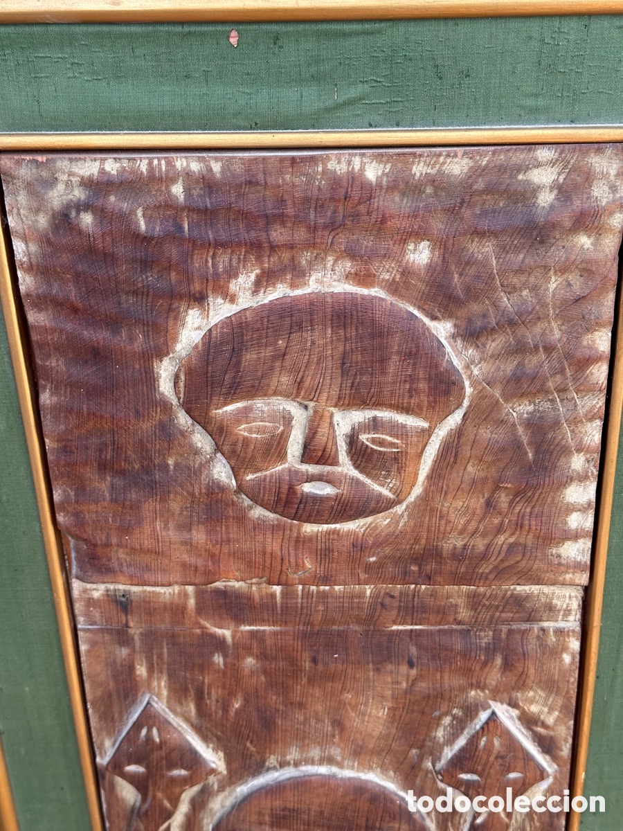 Arte: Bonita talla en madera, asi&aacute;tica - Foto 2