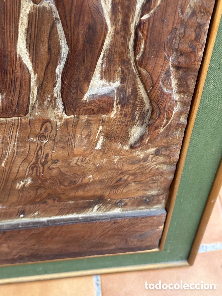 Arte: Bonita talla en madera, asi&aacute;tica - Foto 5