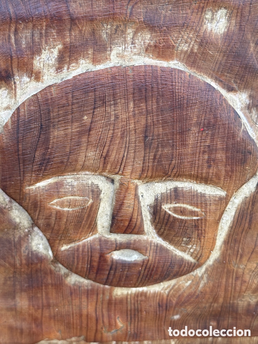 Arte: Bonita talla en madera, asi&aacute;tica - Foto 8