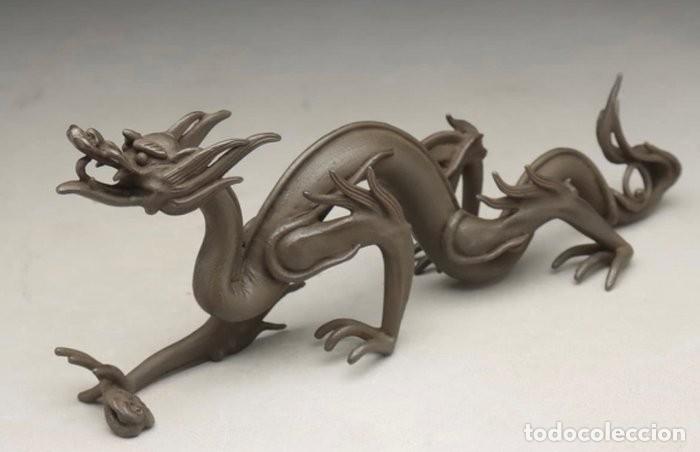Arte: Incre&iacute;ble drag&oacute;n de bronce. - Foto 2