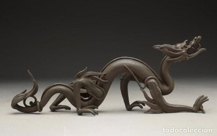 Arte: Incre&iacute;ble drag&oacute;n de bronce. - Foto 5