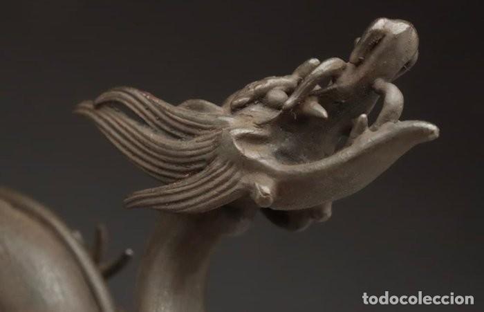 Arte: Incre&iacute;ble drag&oacute;n de bronce. - Foto 9
