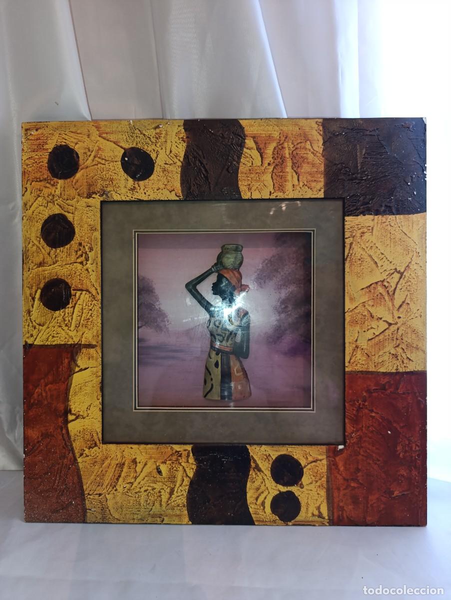 Arte: Cuadro con motivo africano - Foto 1