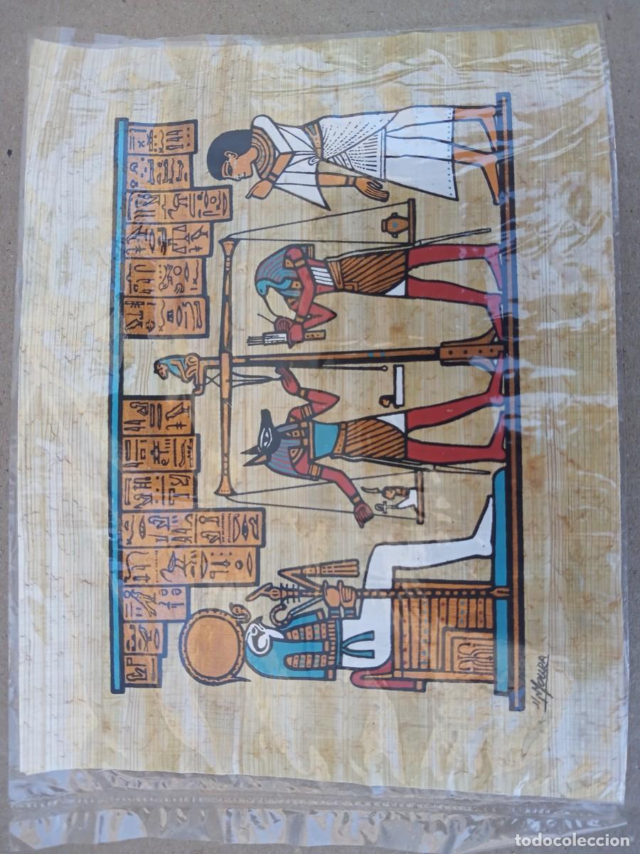 Arte: BONITO PAPIRO EGIPCIO ANTIGUO - Foto 2