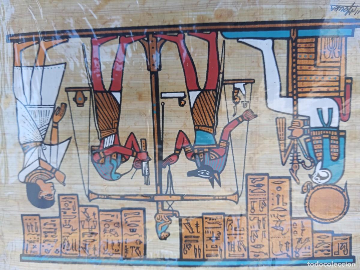 Arte: BONITO PAPIRO EGIPCIO ANTIGUO - Foto 3
