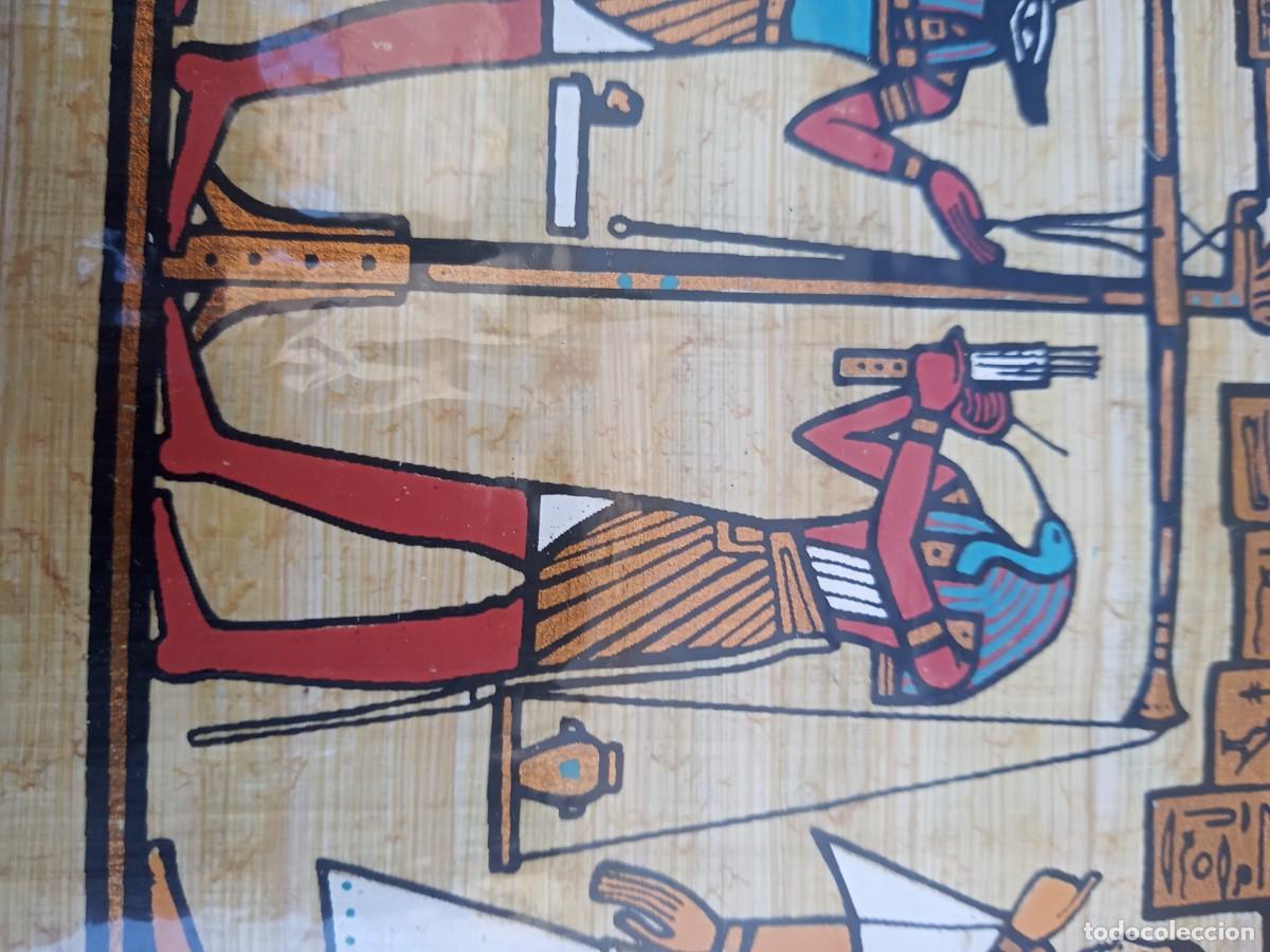 Arte: BONITO PAPIRO EGIPCIO ANTIGUO - Foto 4