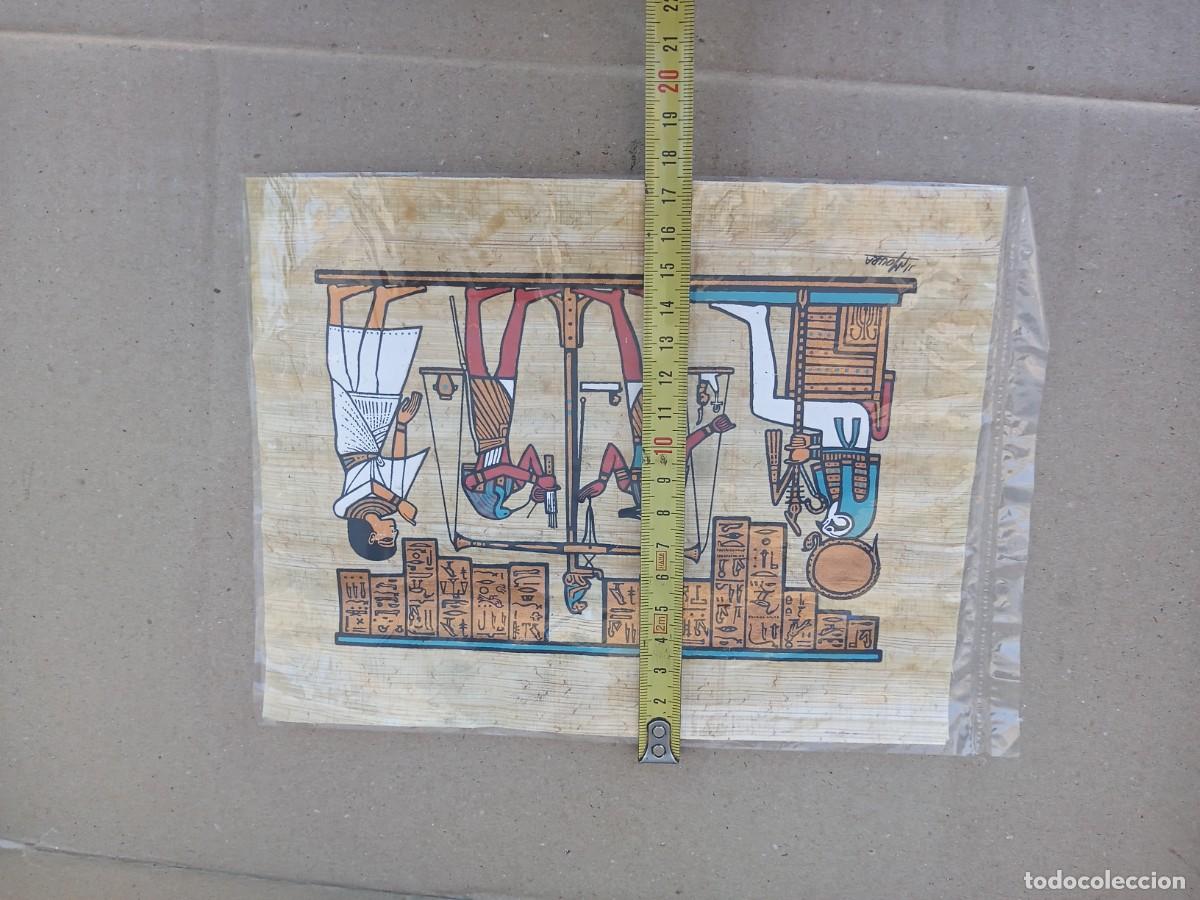 Arte: BONITO PAPIRO EGIPCIO ANTIGUO - Foto 14