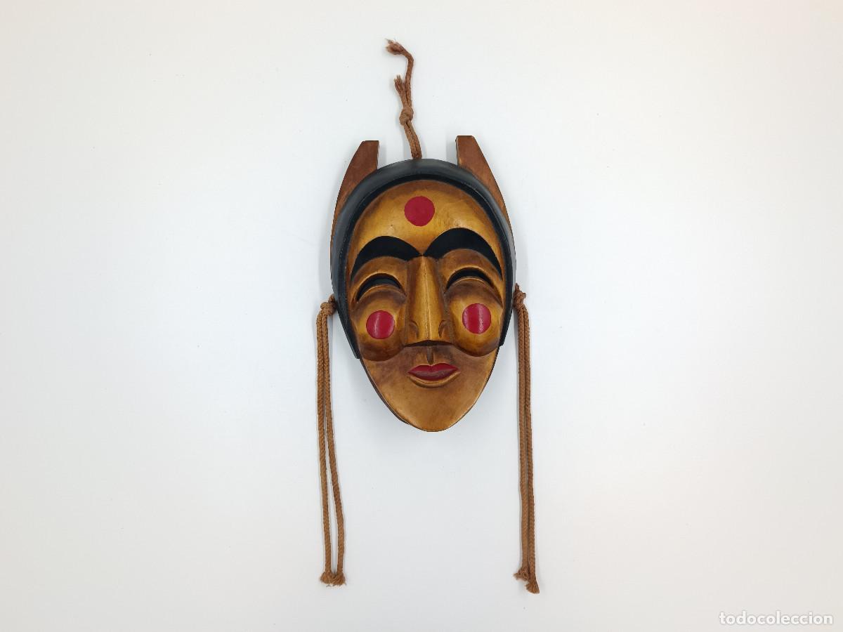 Arte: M&aacute;scara de teatro coreana hecho de madera - Foto 1