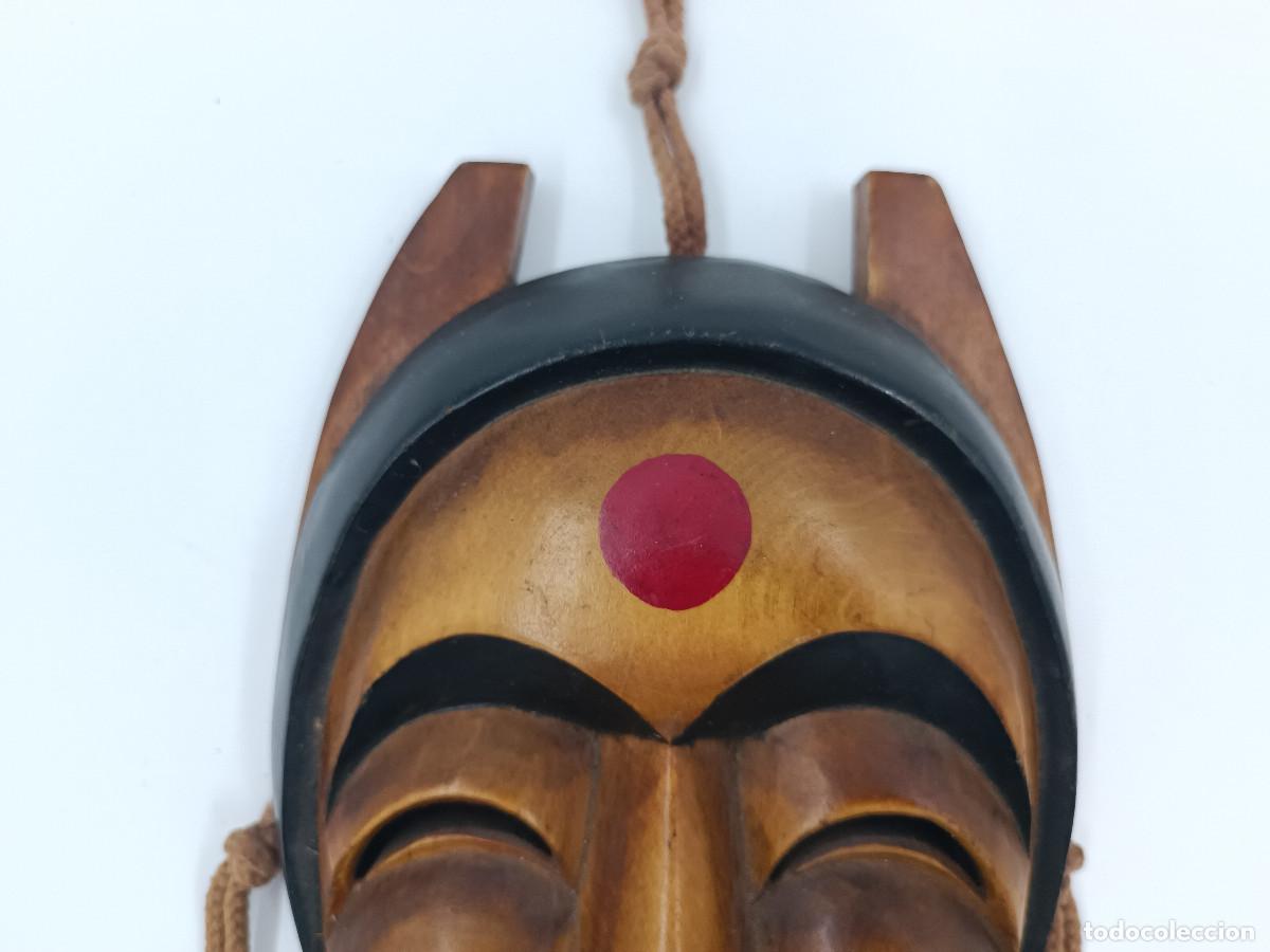 Arte: M&aacute;scara de teatro coreana hecho de madera - Foto 3