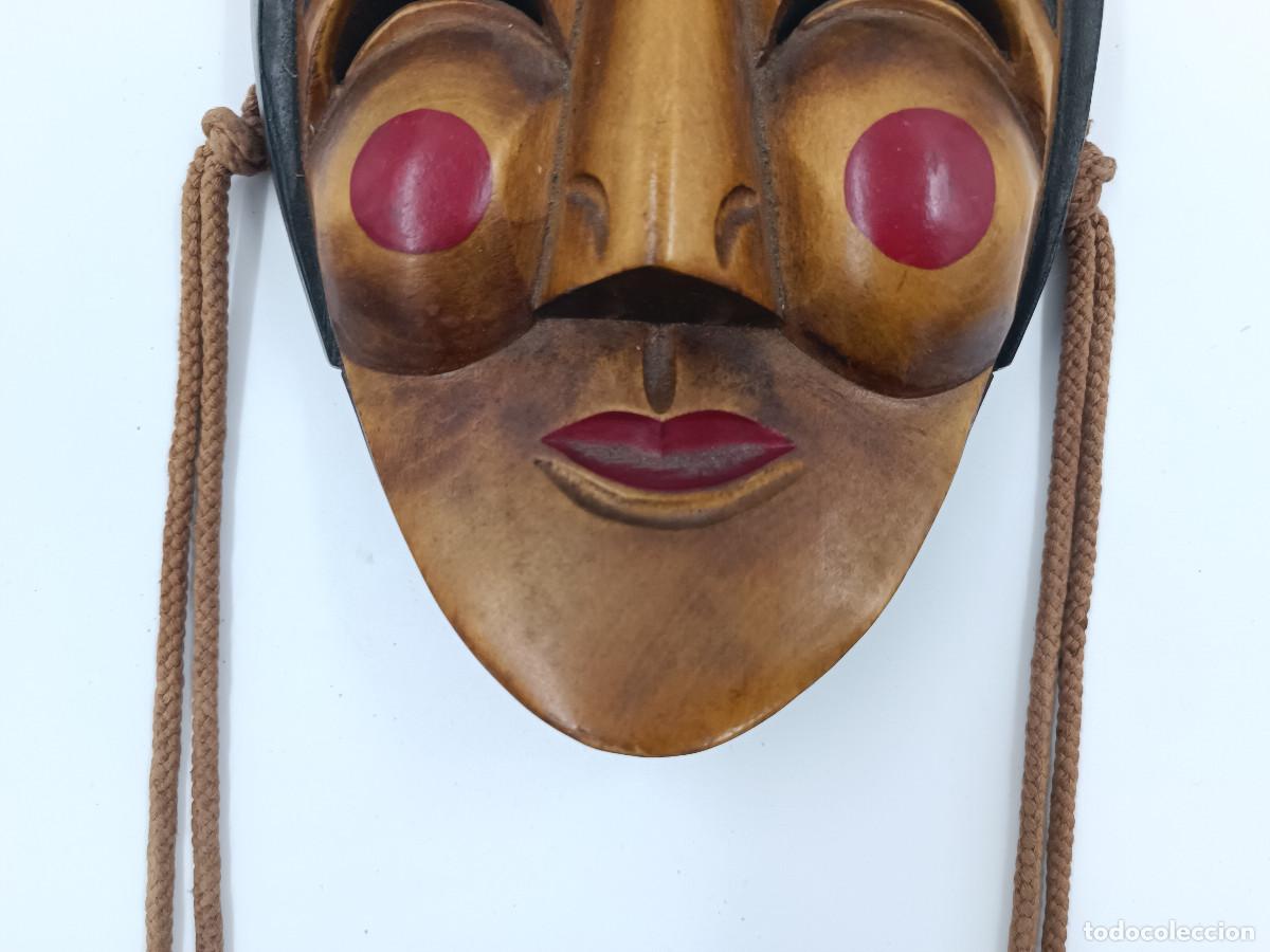 Arte: M&aacute;scara de teatro coreana hecho de madera - Foto 5