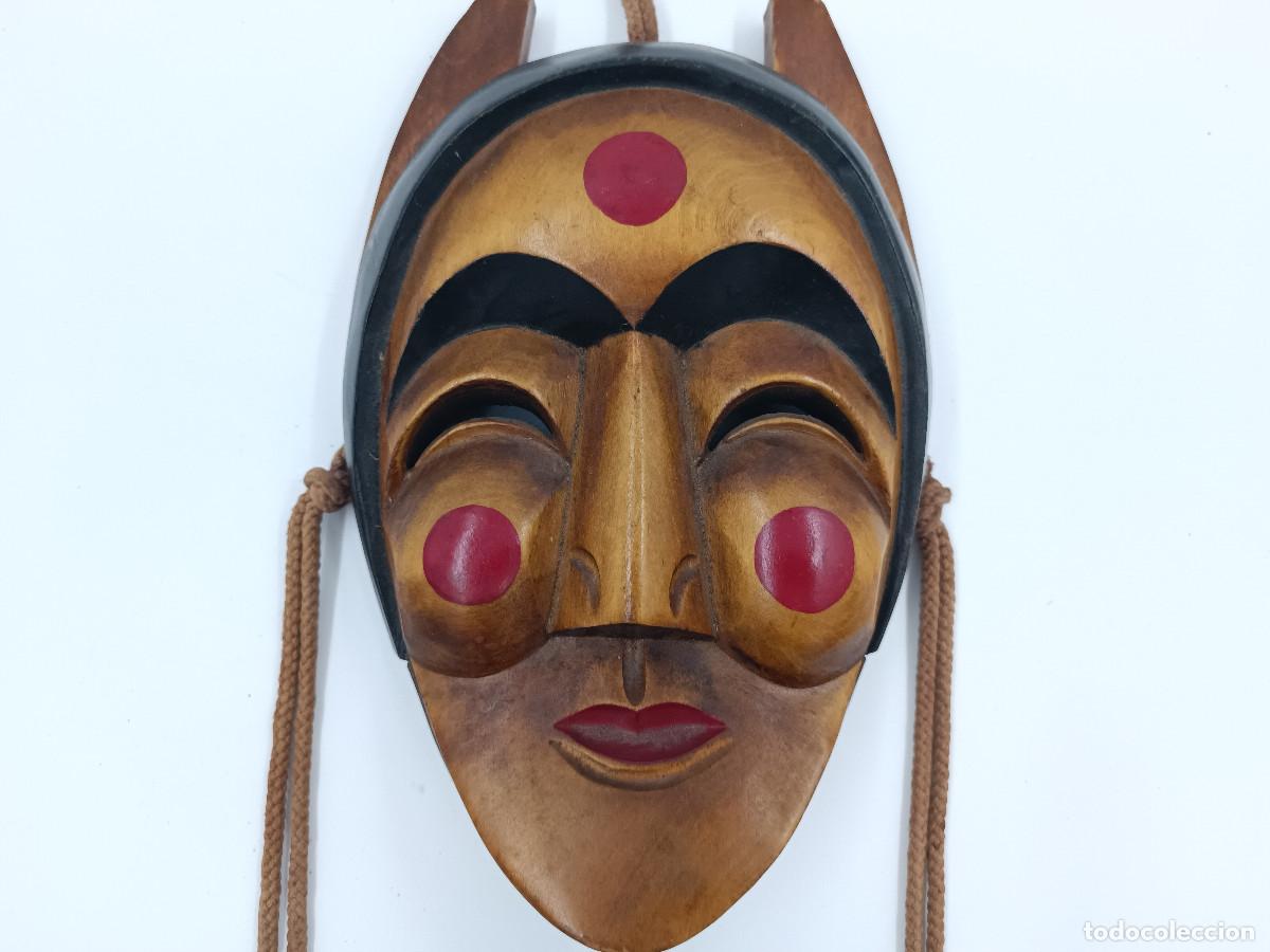 Arte: M&aacute;scara de teatro coreana hecho de madera - Foto 7