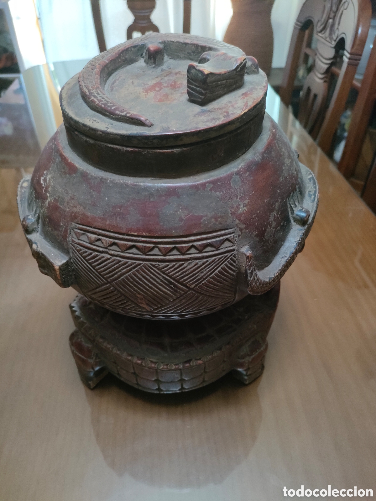 Arte: Recipiente ritual Dog&oacute;n Copa cola - Foto 5