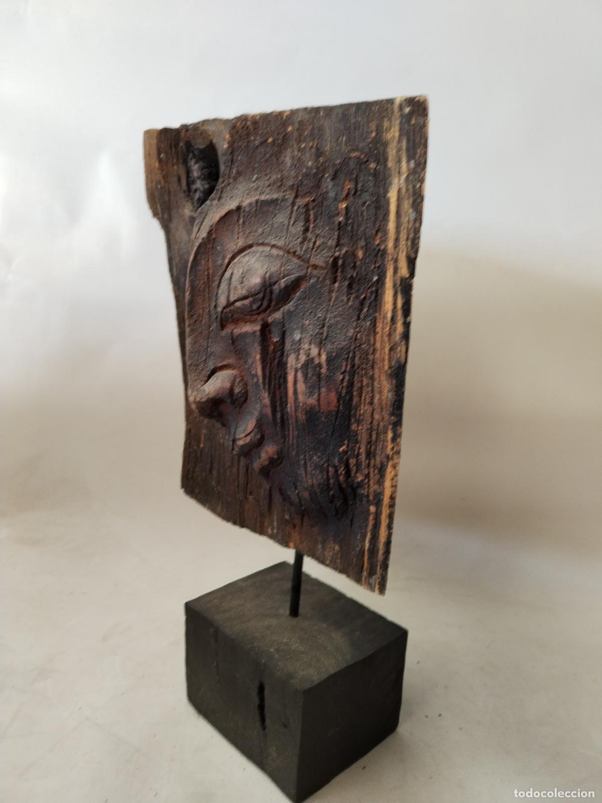 Arte: cara relieve talla madera - Foto 2