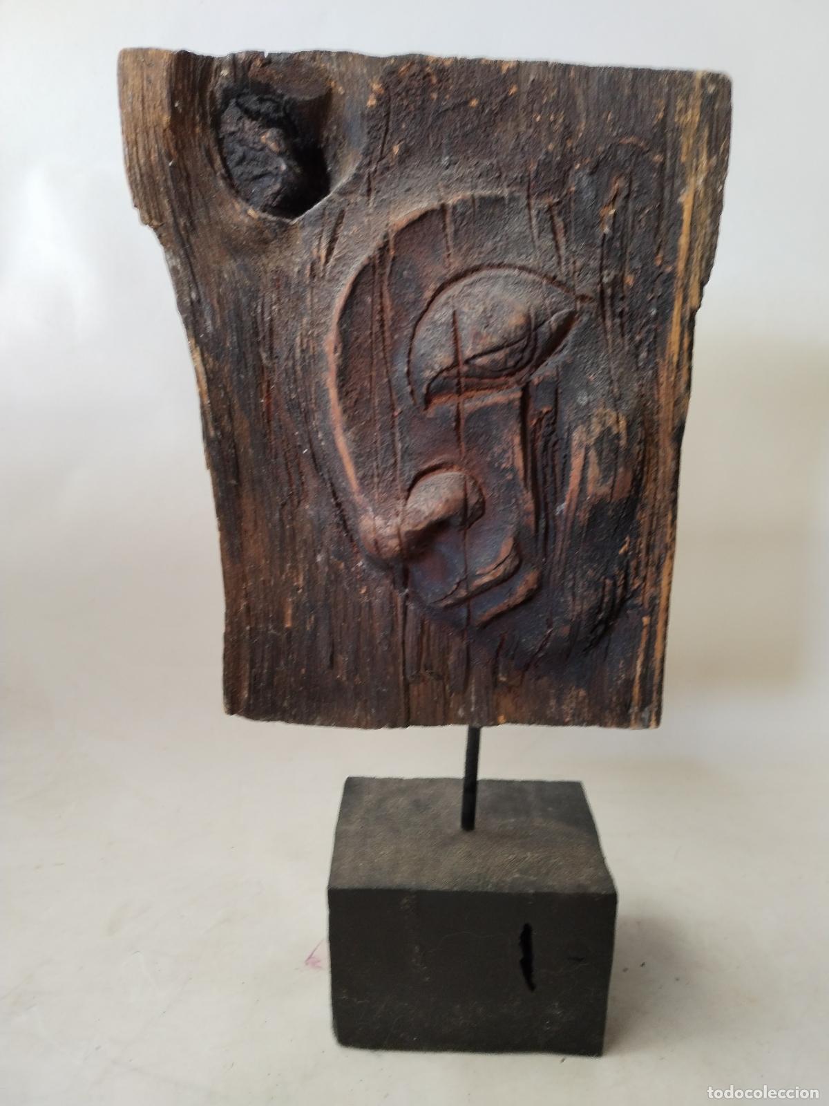 Arte: cara relieve talla madera - Foto 1