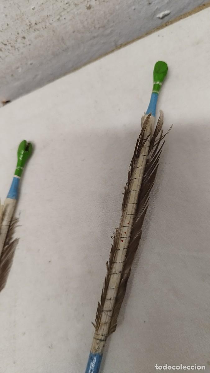 Arte: Dos antiguas flechas de arco,del amazonas - Foto 7