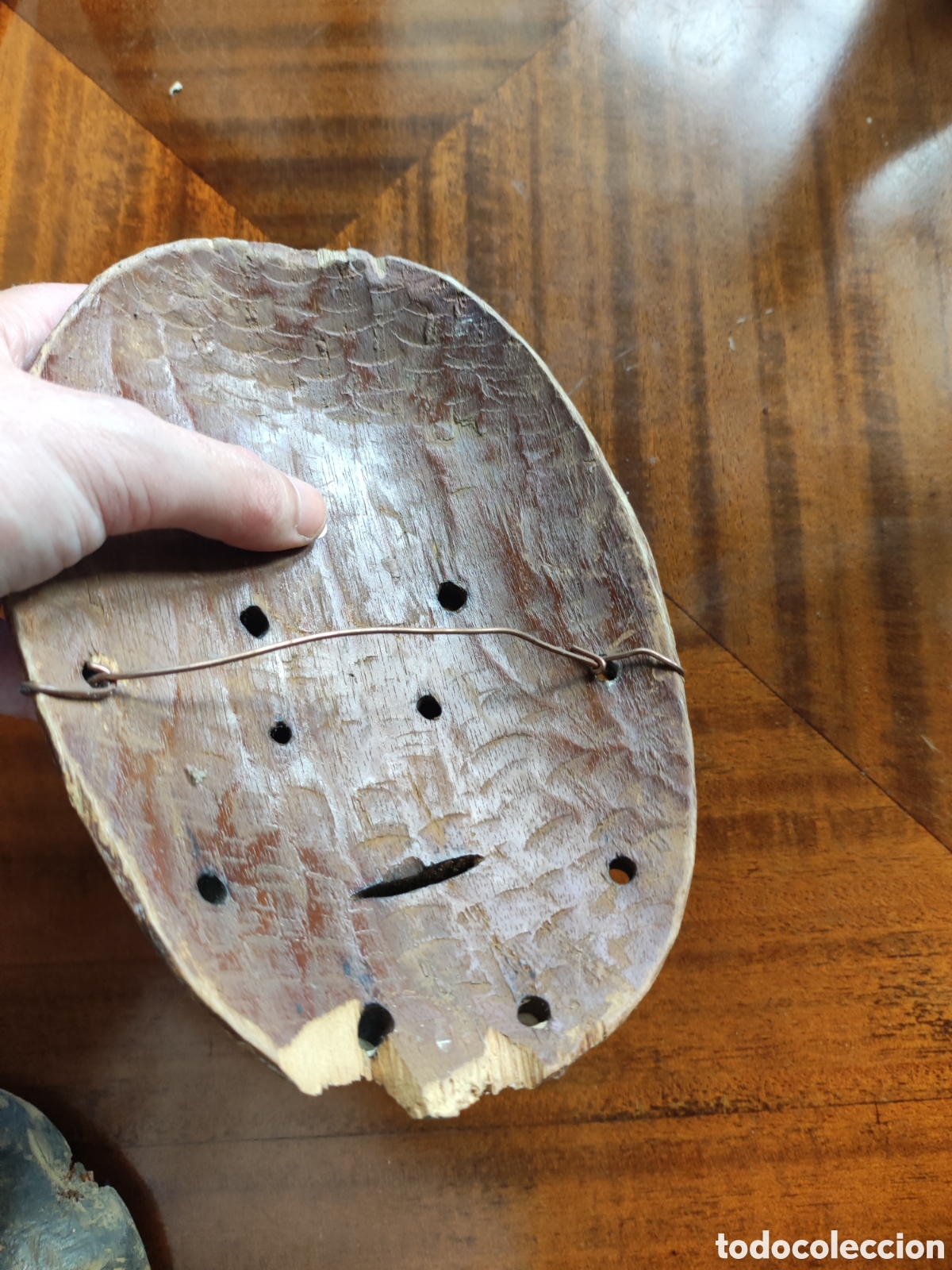 Arte: M&aacute;scara africana Lega Congo - Foto 3