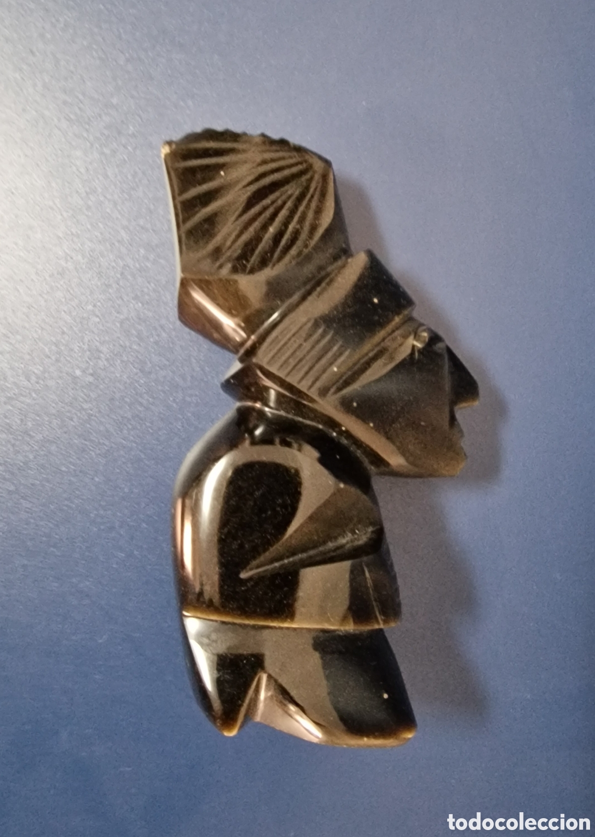 Arte: Figura azteca obsidiana - Foto 2