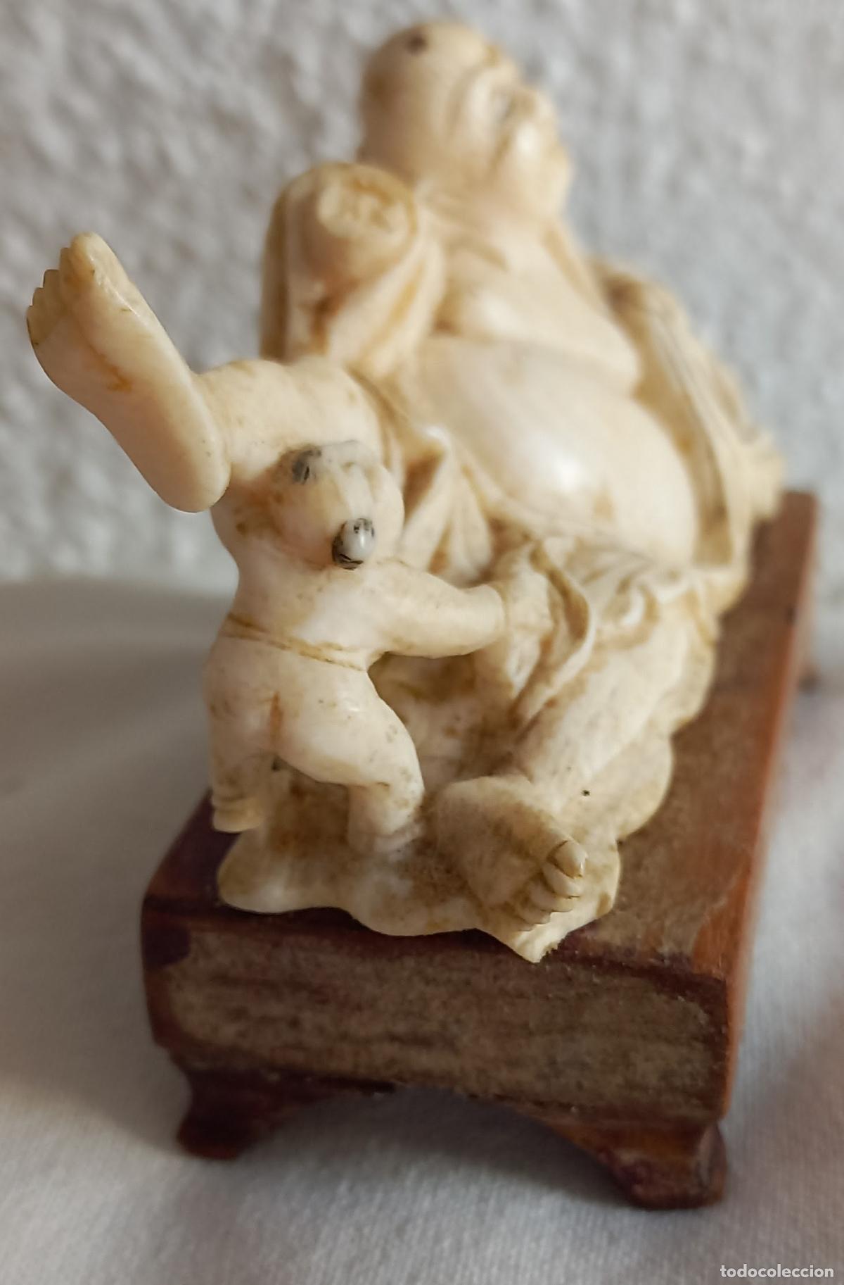 Arte: FIGURA O NETSUKE JAPON&Eacute;S. 8 CM. - Foto 4