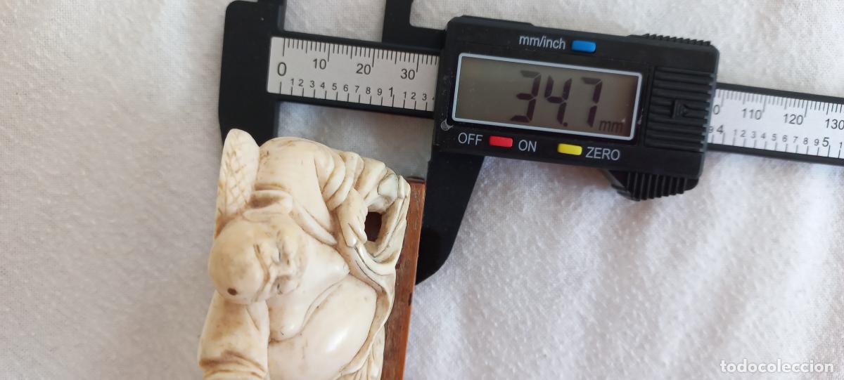 Arte: FIGURA O NETSUKE JAPON&Eacute;S. 8 CM. - Foto 7