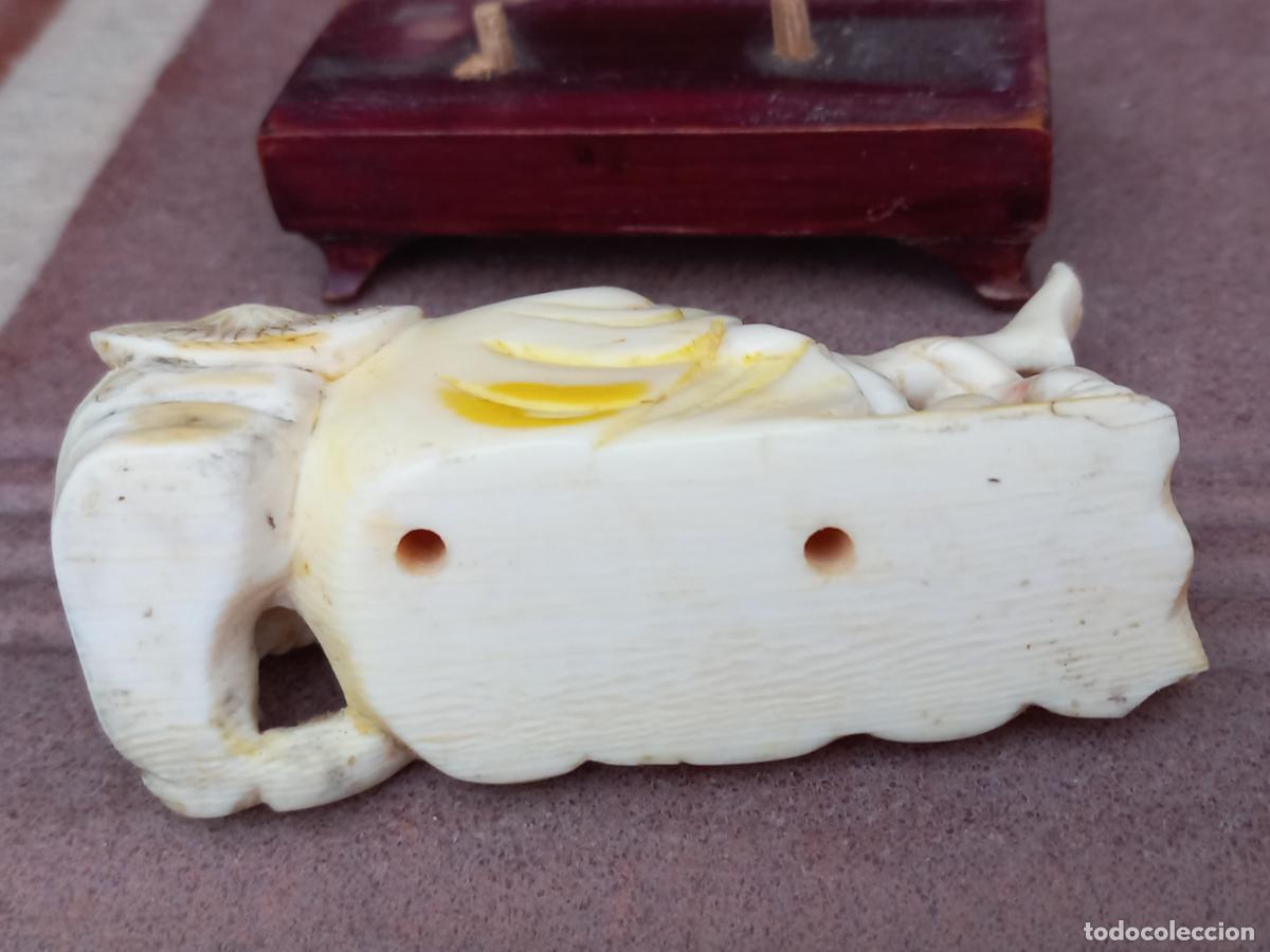 Arte: FIGURA O NETSUKE JAPON&Eacute;S. 8 CM. - Foto 9
