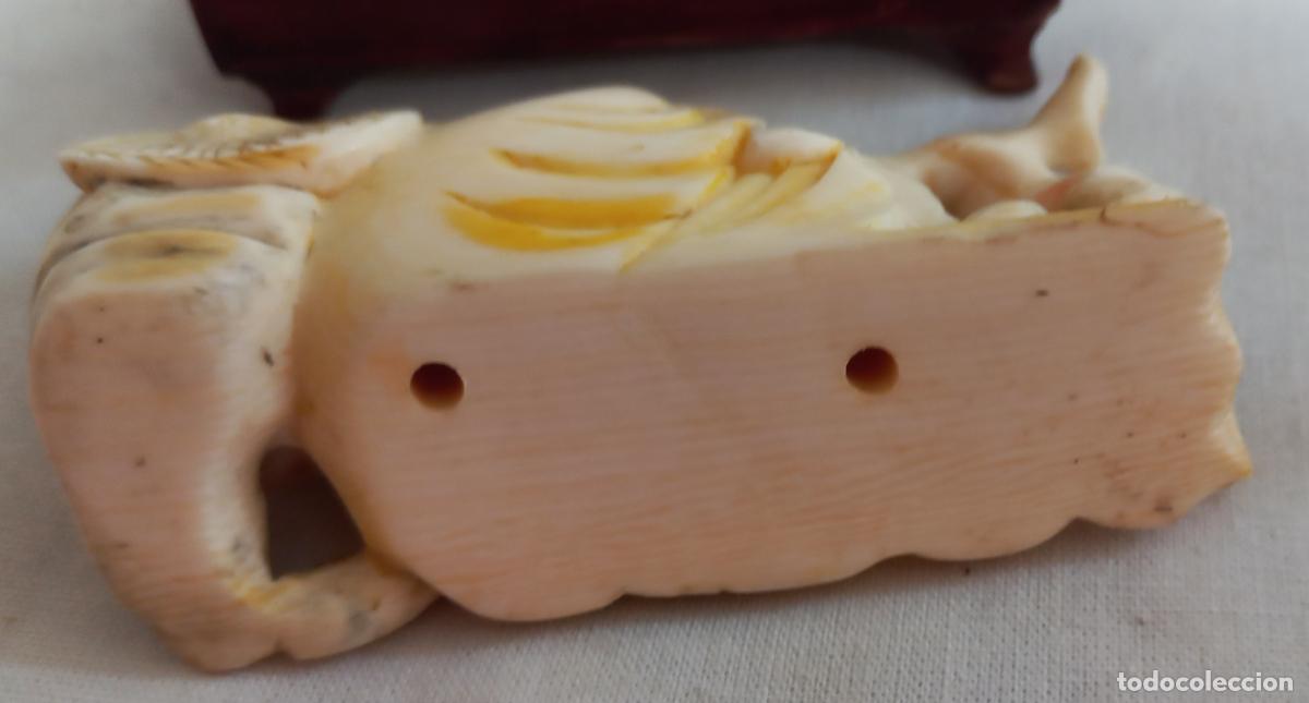 Arte: FIGURA O NETSUKE JAPON&Eacute;S. 8 CM. - Foto 10